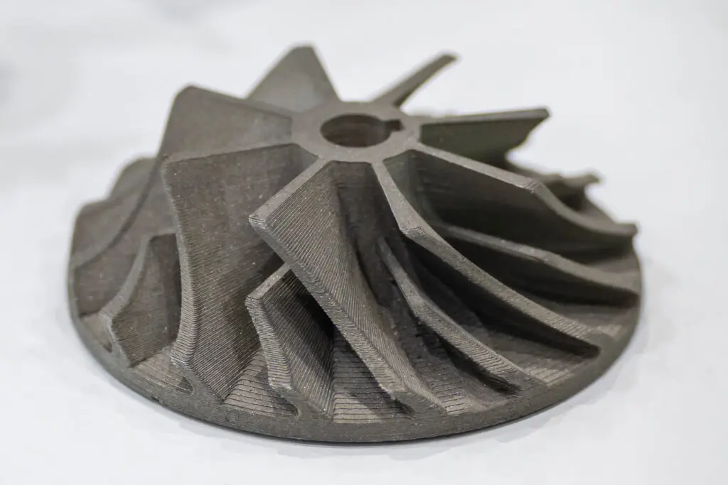 3D-gedrucktes individuelles Bauteil ähnlicher einem Turbinenrad